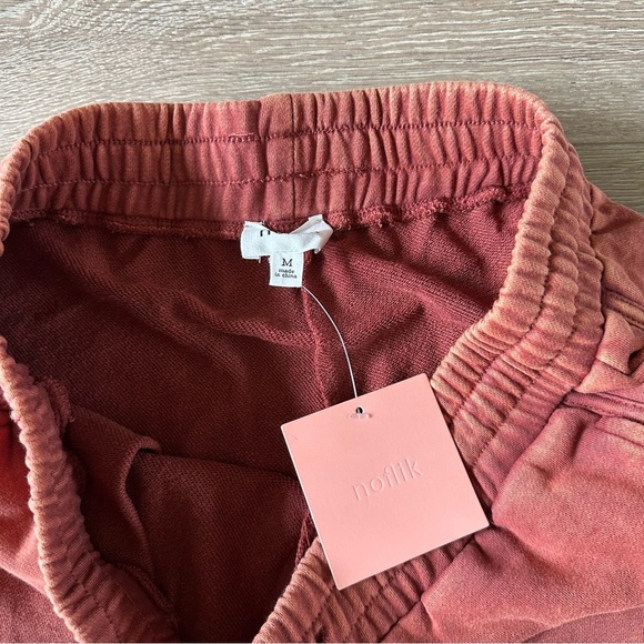 New Noflik Sweatpants Rust Orange Sz M - Picture 4 of 11